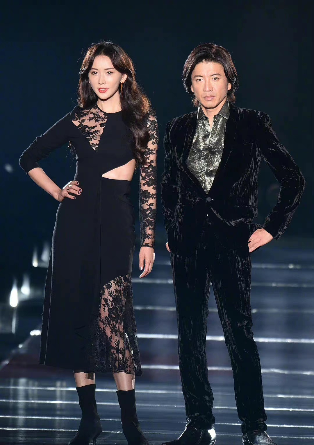 林志玲和木村拓哉合作走秀,一个美艳一个帅气,值得珍藏