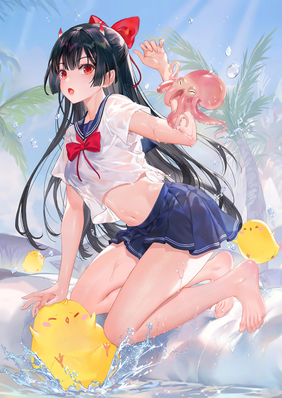 水手服酒匂#碧蓝航线# #二次元美图# #我爱二次元