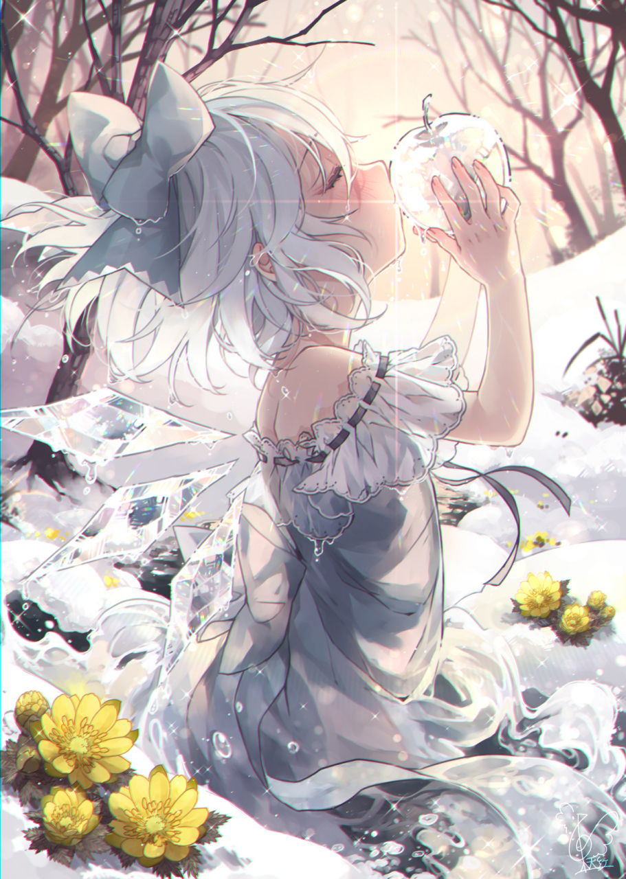 冰之妖精——琪露诺(东方project)#二次元#  画师:東天紅