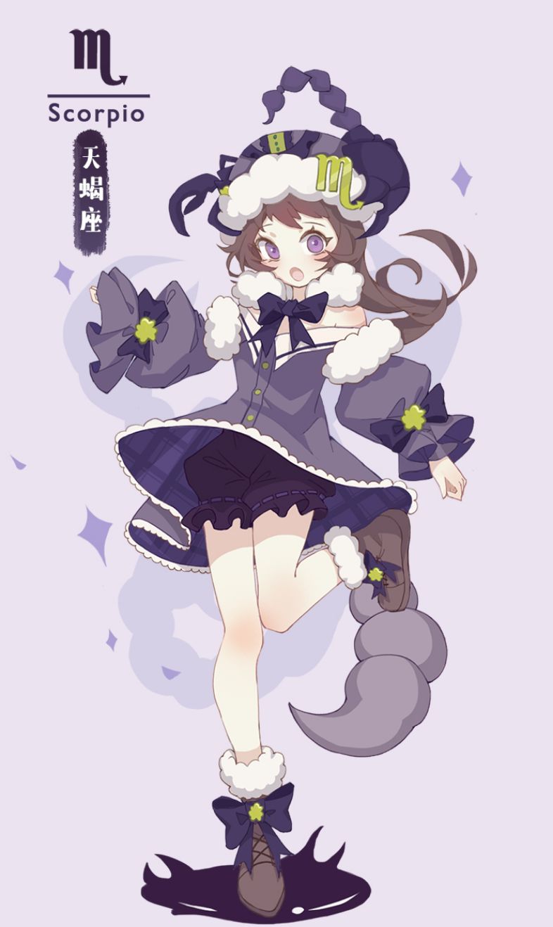 画师绘制12星座拟人化,金牛座是清新少女,射手座让人一见钟情