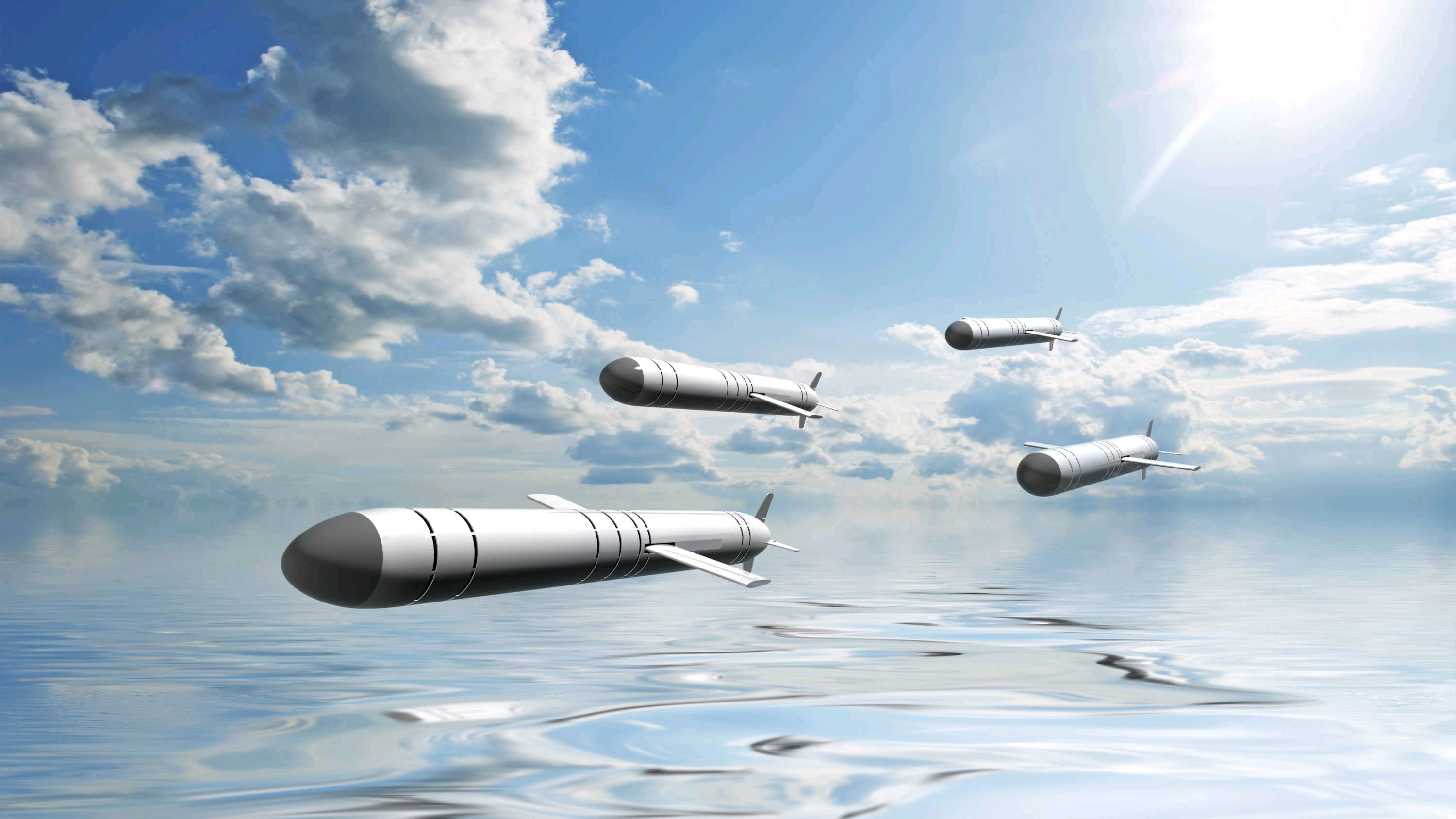 "航母杀手",蛇形走位!看超强巡航导弹长剑100!