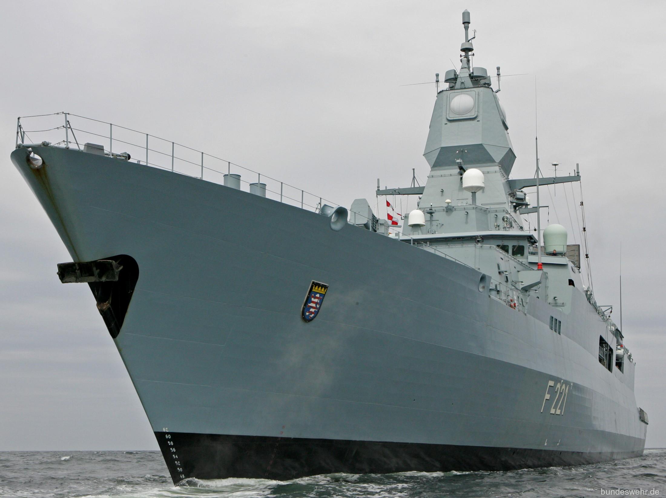 舰船欣赏:德国海军 f-124型护卫舰