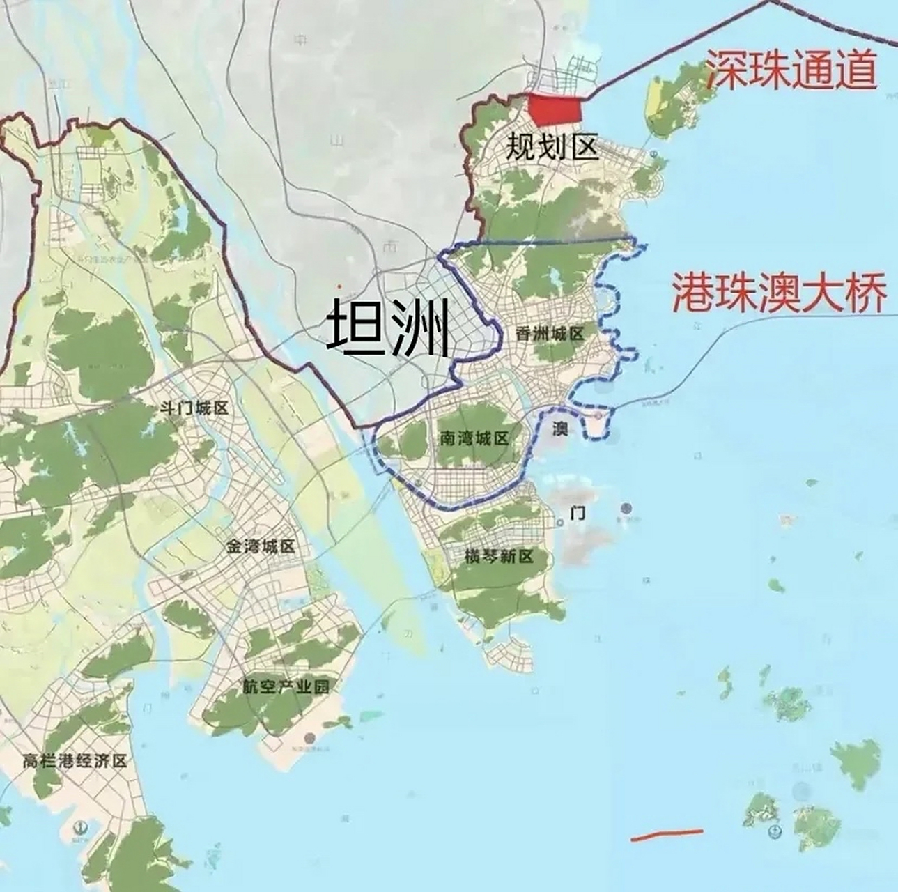 真的没想到,珠海的地理中心竟然在坦洲!