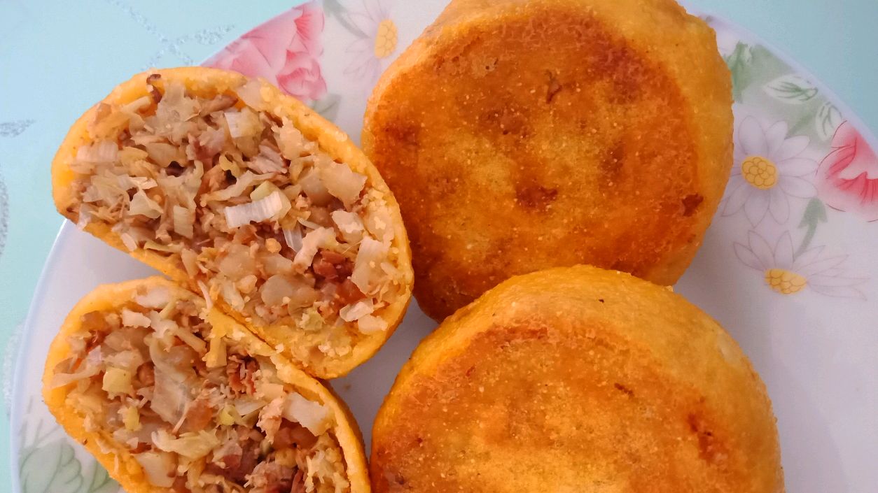 减脂美食纯玉米面粗粮菜饽饽皮薄馅大好吃不长肉,做法超简单