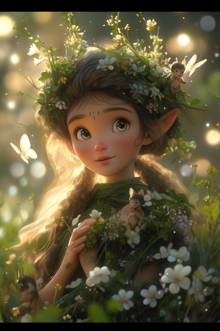 森林小精灵#ai绘画# #头像# #二次元