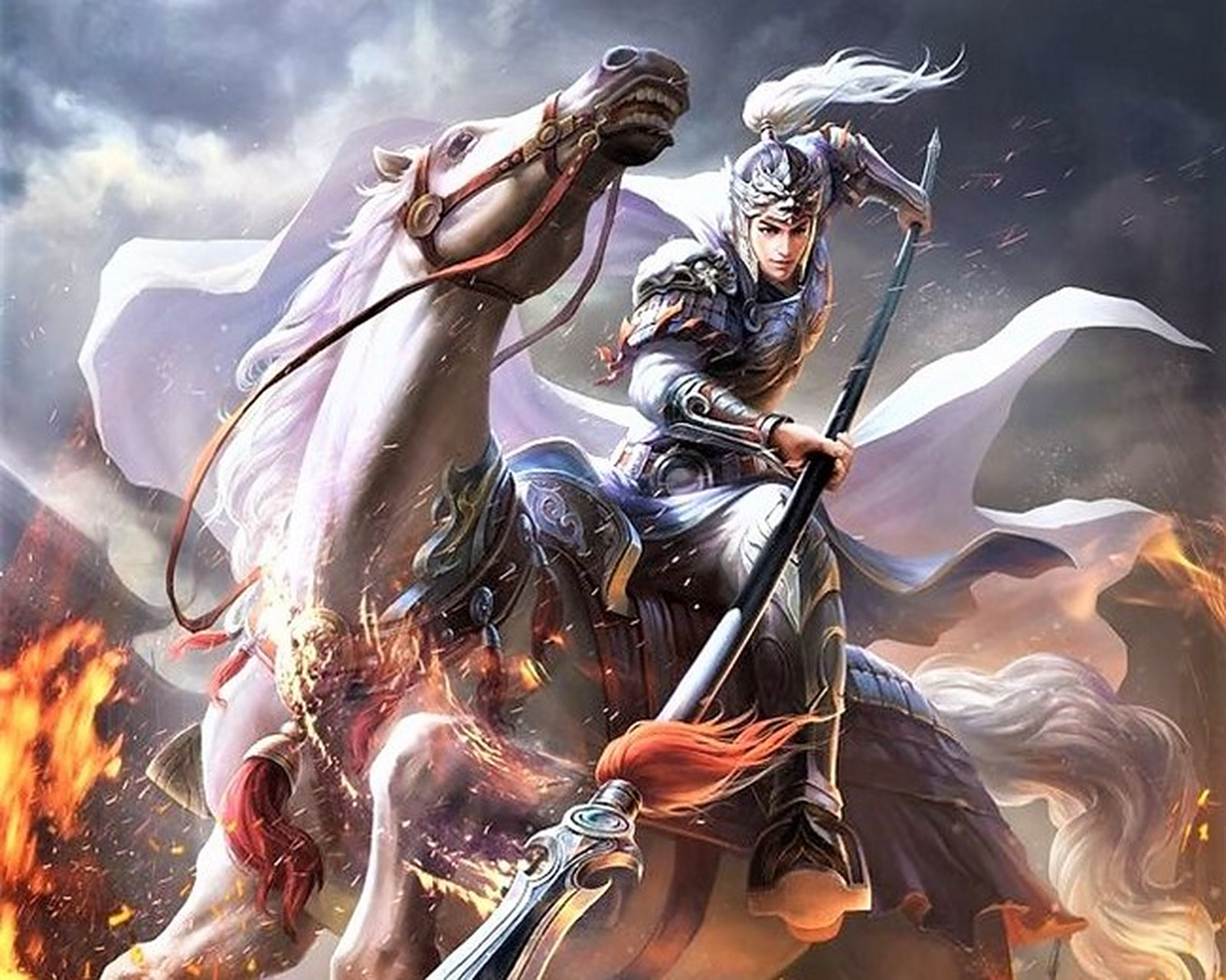 赵云单骑救幼主,孤身入曹营,百万军中七进七出,大杀四方,好不畅快.