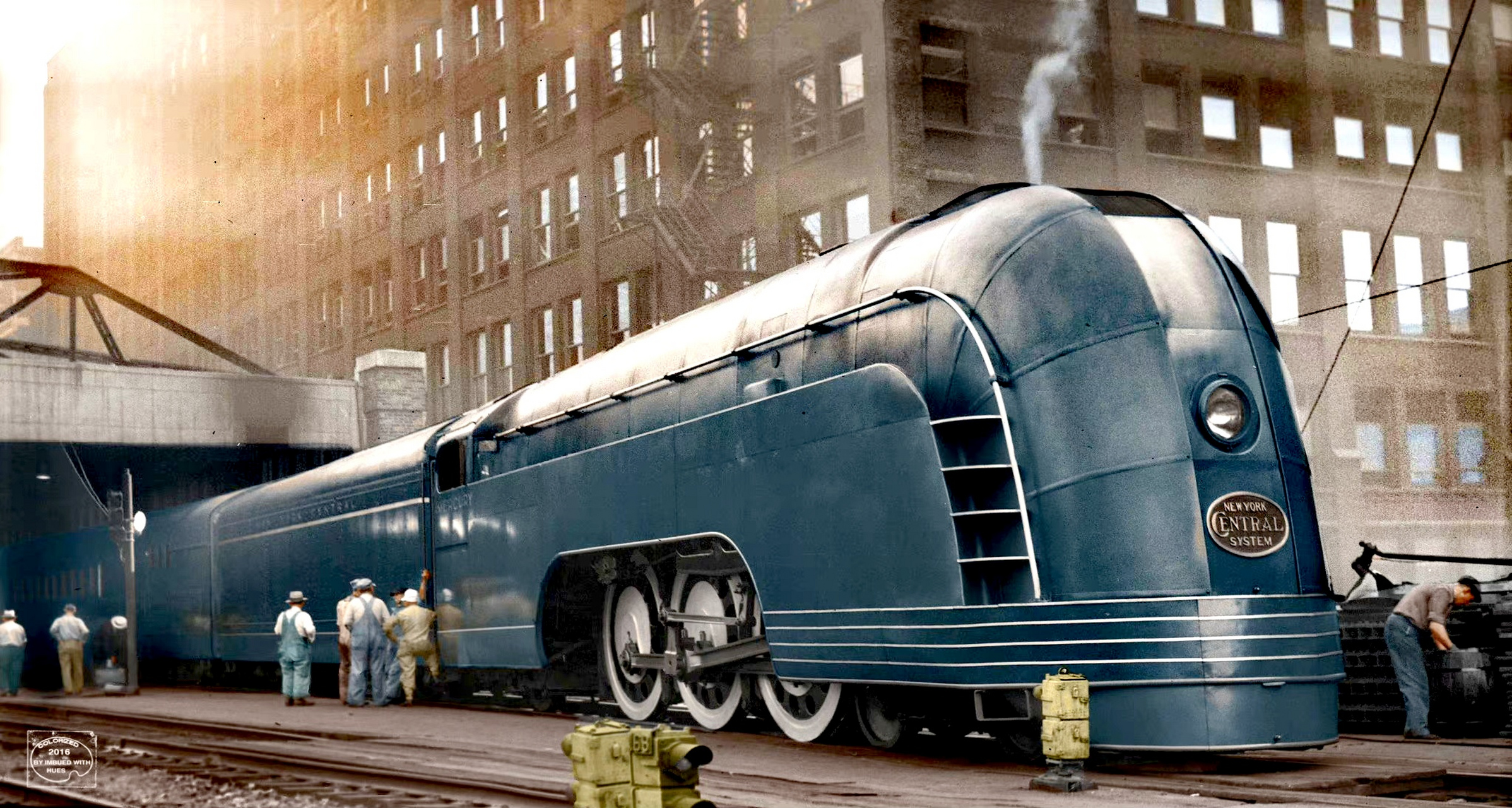 水星号蒸汽列车,流线型机车时代的代表作.最高时速160千米.