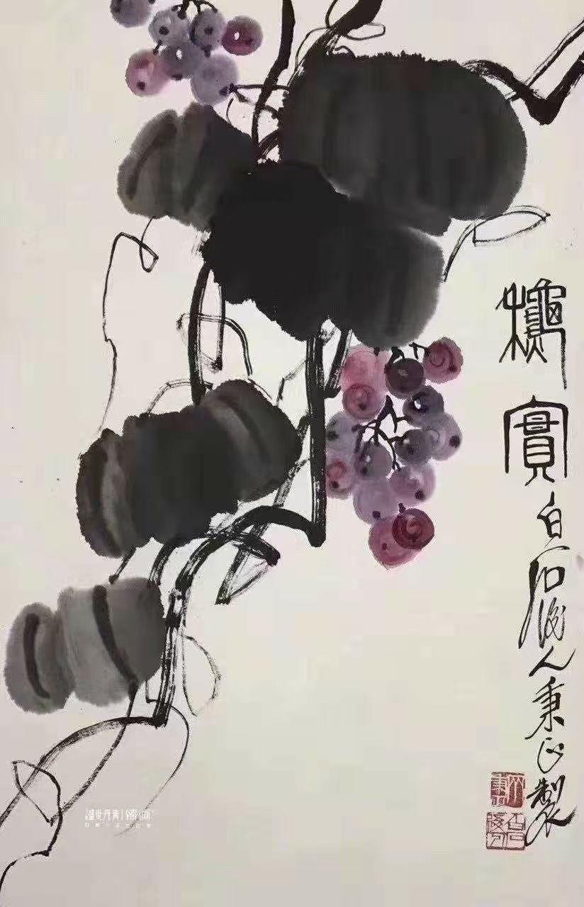 齐秉正(70x45cm)国画大师齐白石的大孙女,  齐白石研究院副院长,中国