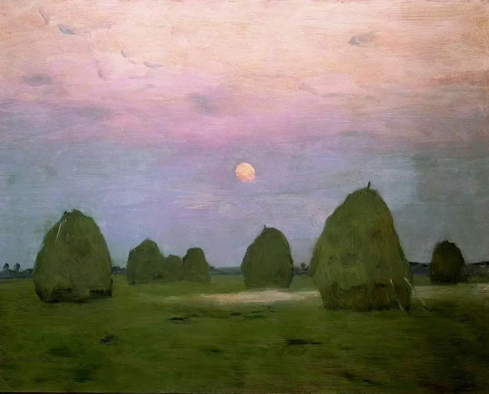 列维坦油画作品欣赏,艺术家是感性的,也是疯狂的!