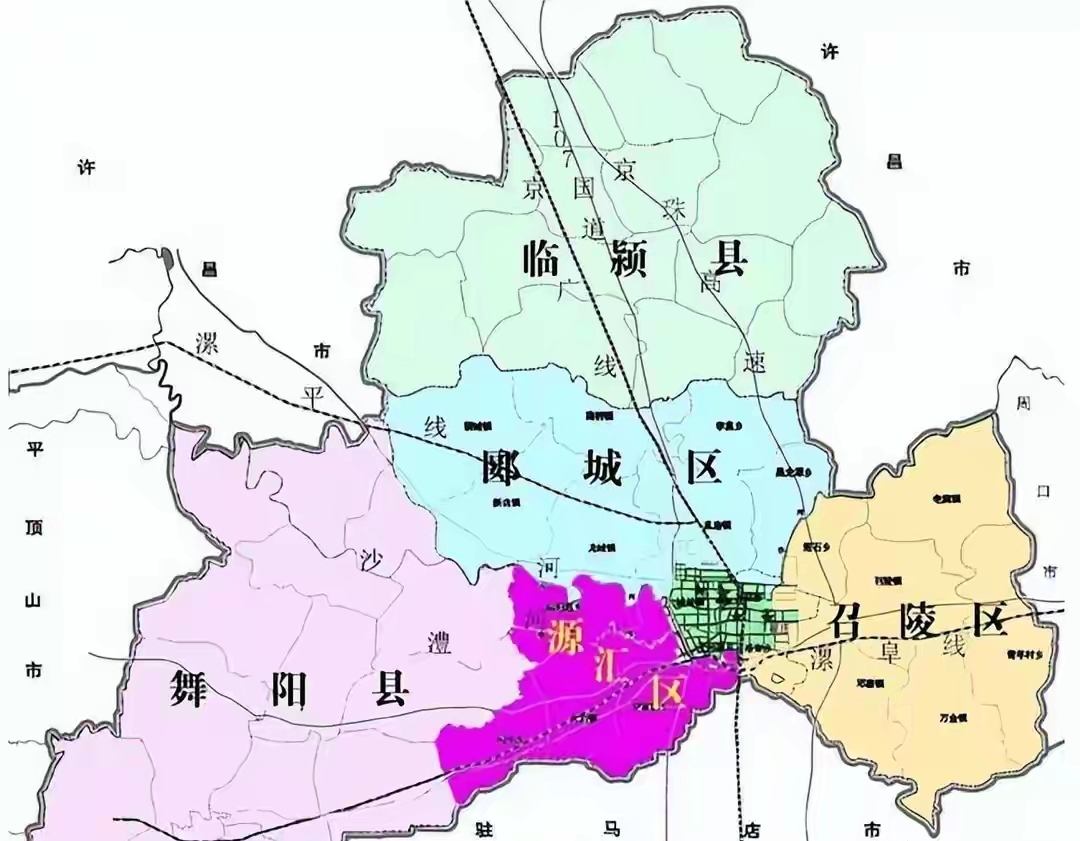 漯河市区地图高清全图图片