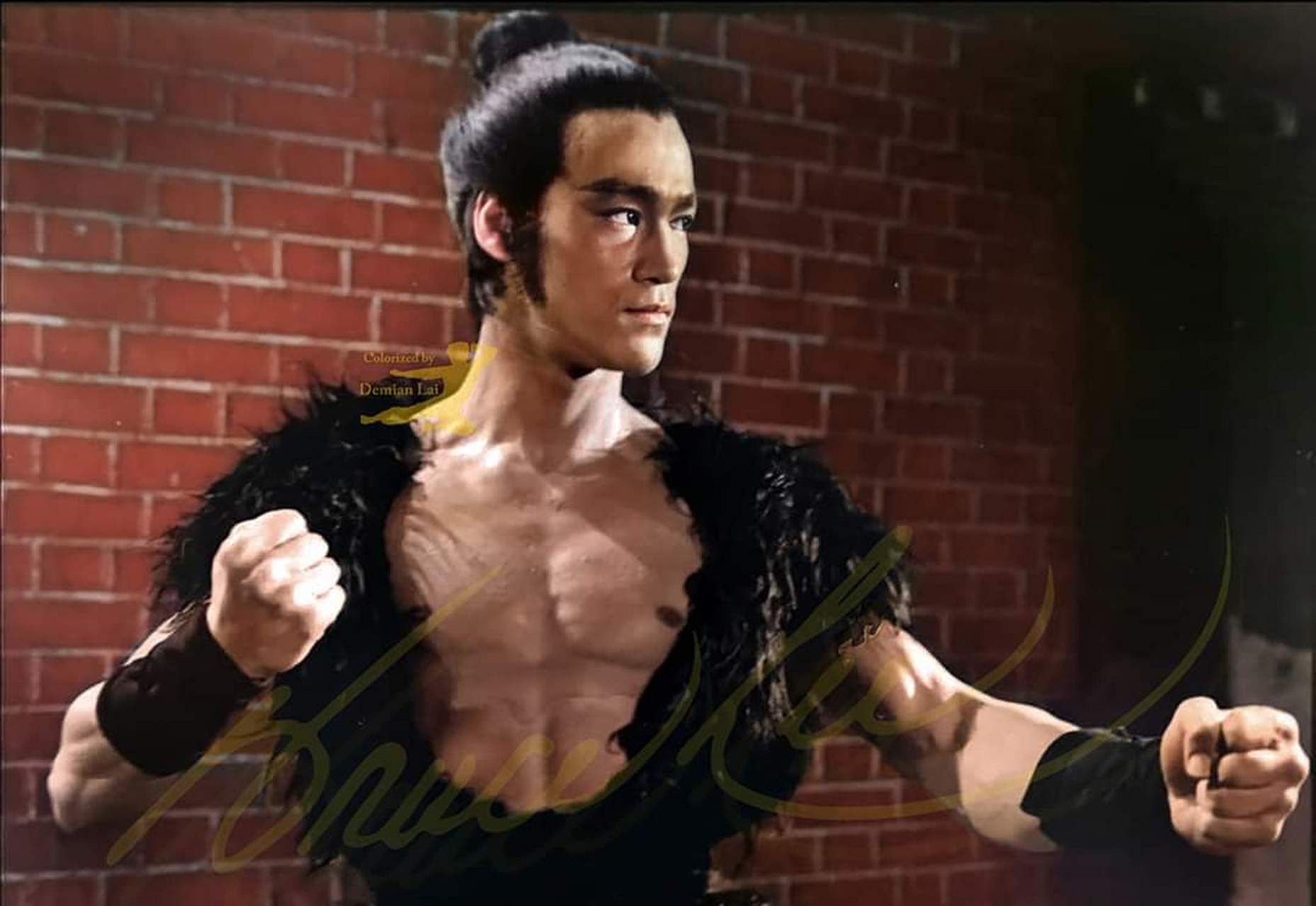 历史存照|李小龙的几张照片(修复版)