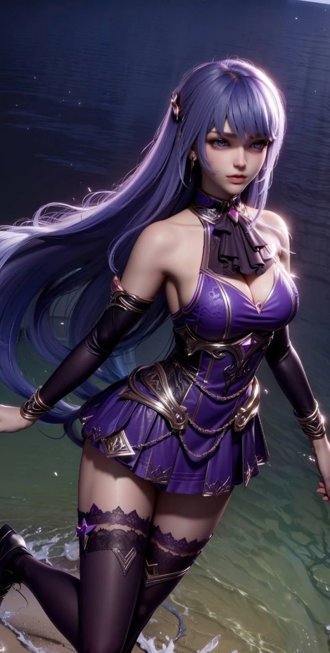 神印王座-圣采儿清凉壁纸,太美了1