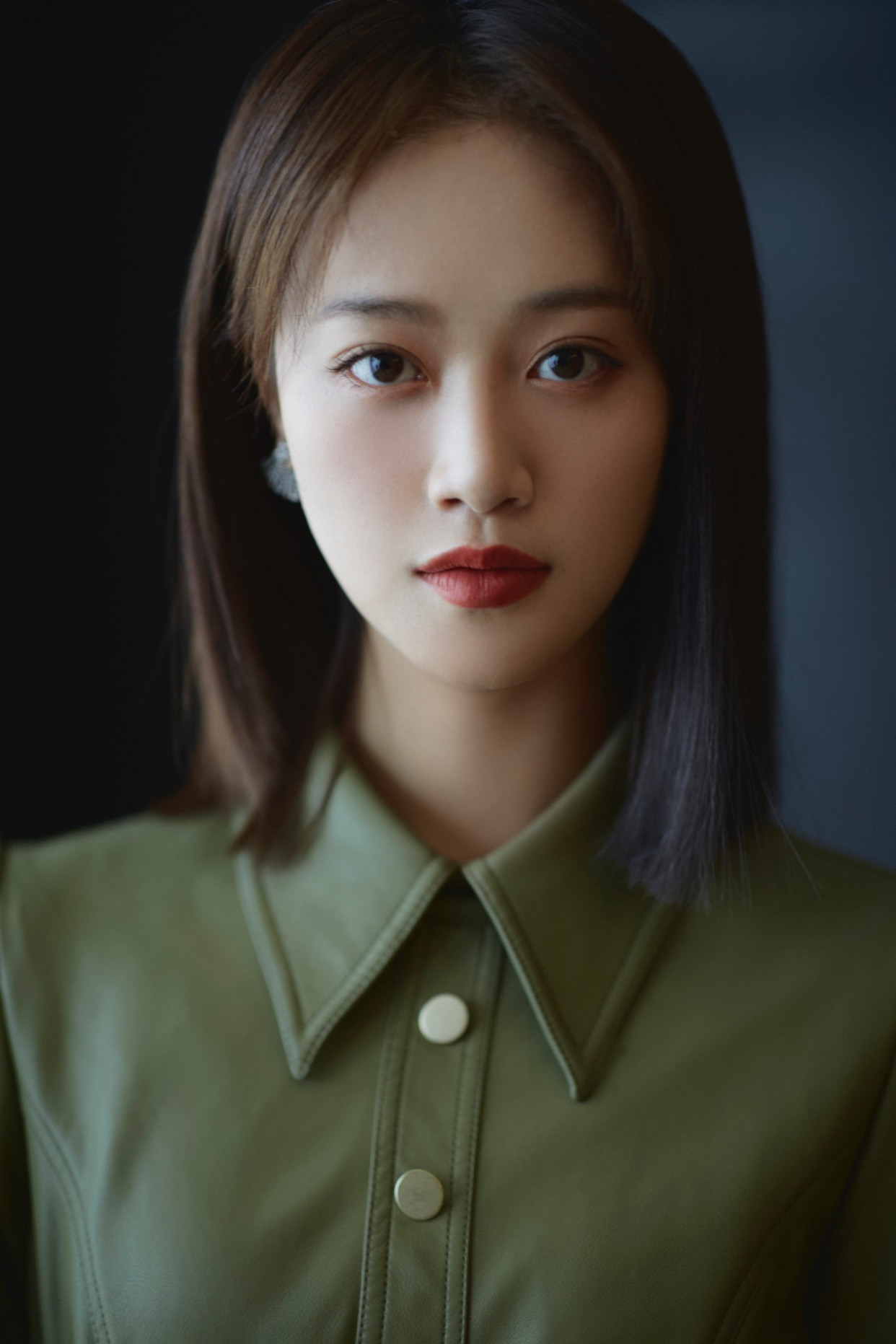 精美图集|蓝盈莹长相甜美,精致优雅