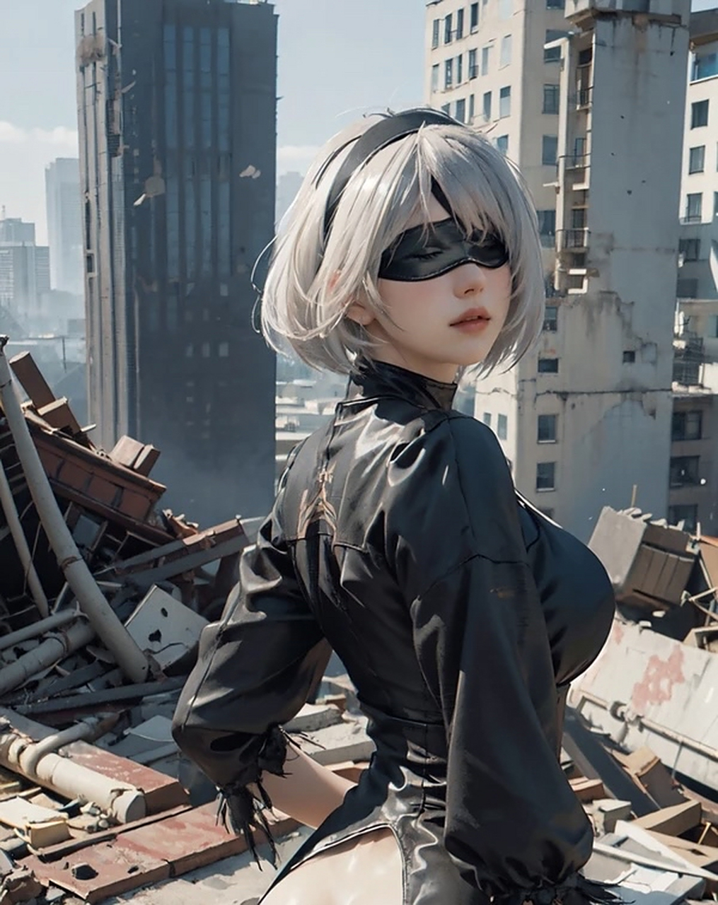 超美的2b小姐姐!