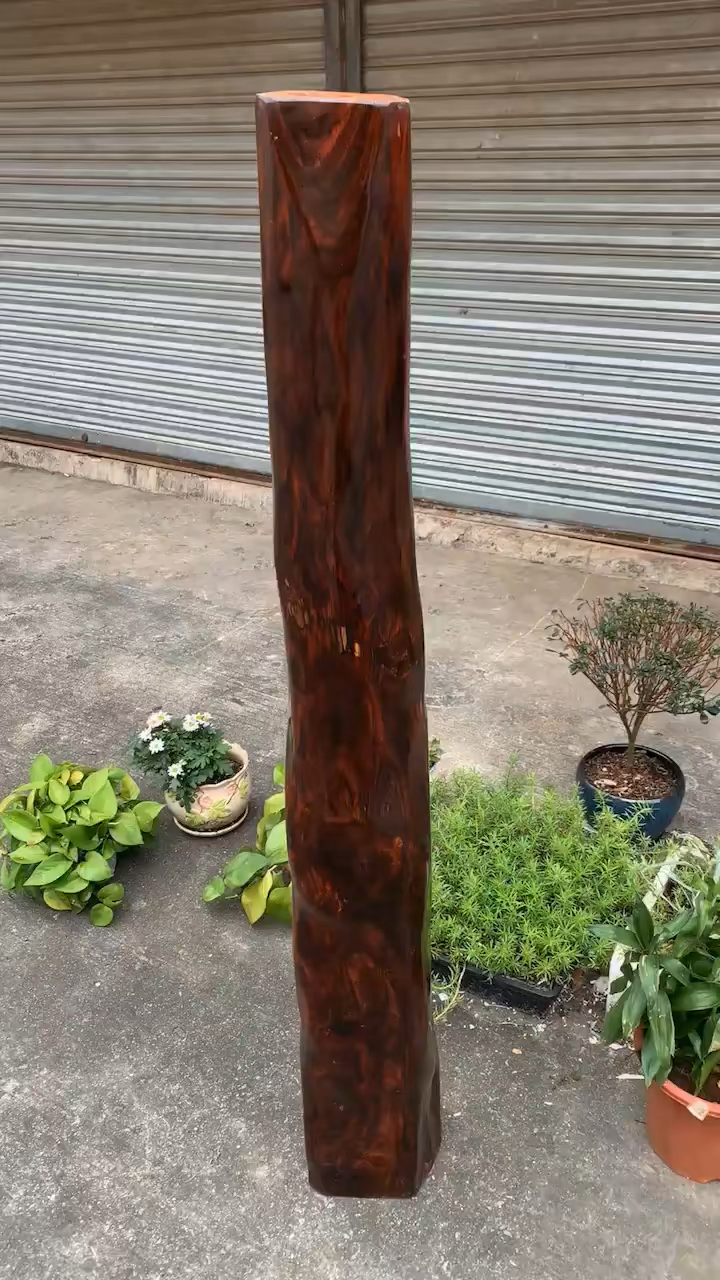 老挝红酸枝风水柱