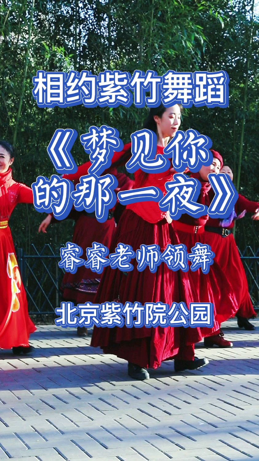 相约紫竹舞蹈梦见你的那一夜睿睿老师领舞