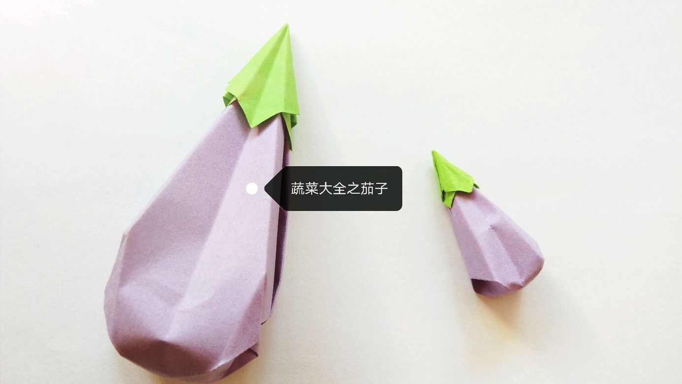 农家茄子折纸,蔬菜大全