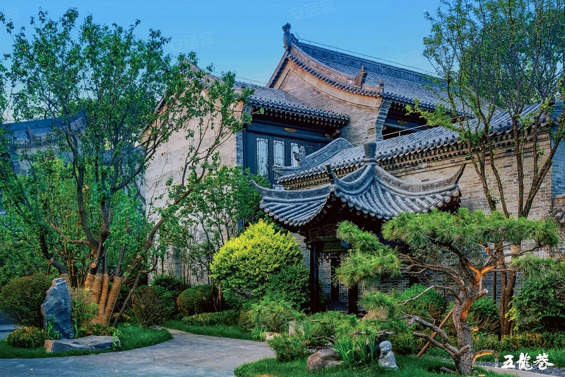 历史文化名城的院子打动人心, 是因为它满足了府邸梦想.