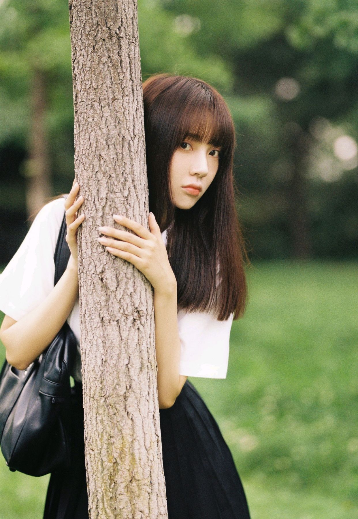 "美少女"安泳畅:甜美迷人,青春靓丽