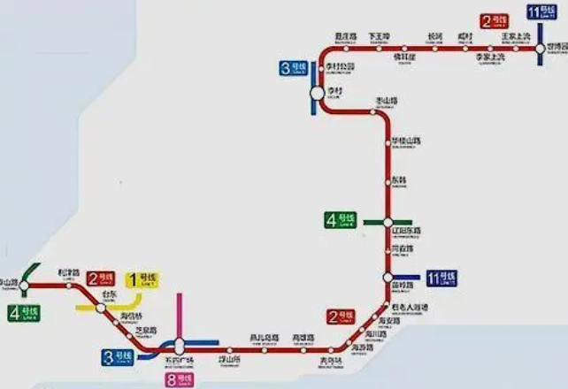 青岛地铁图2021图片