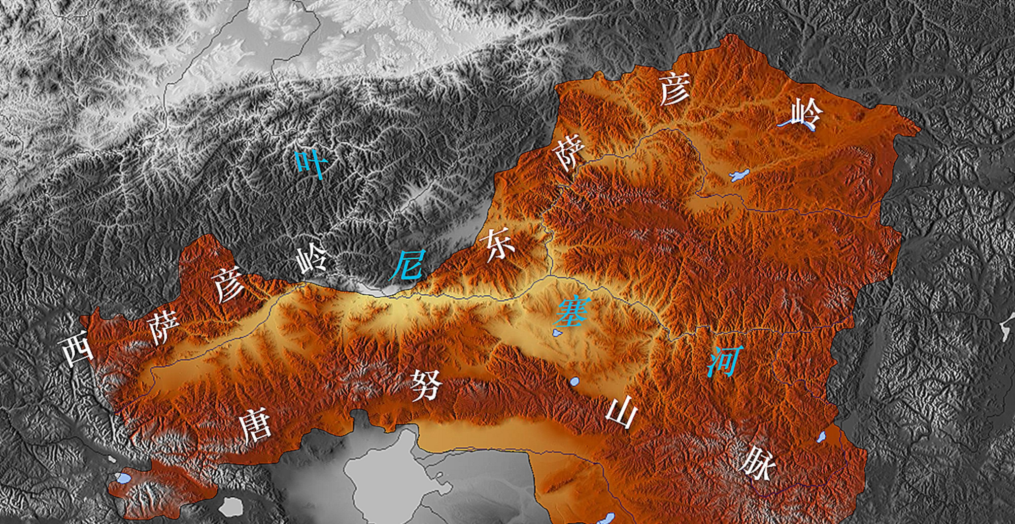 唐努乌梁海中国飞地图片