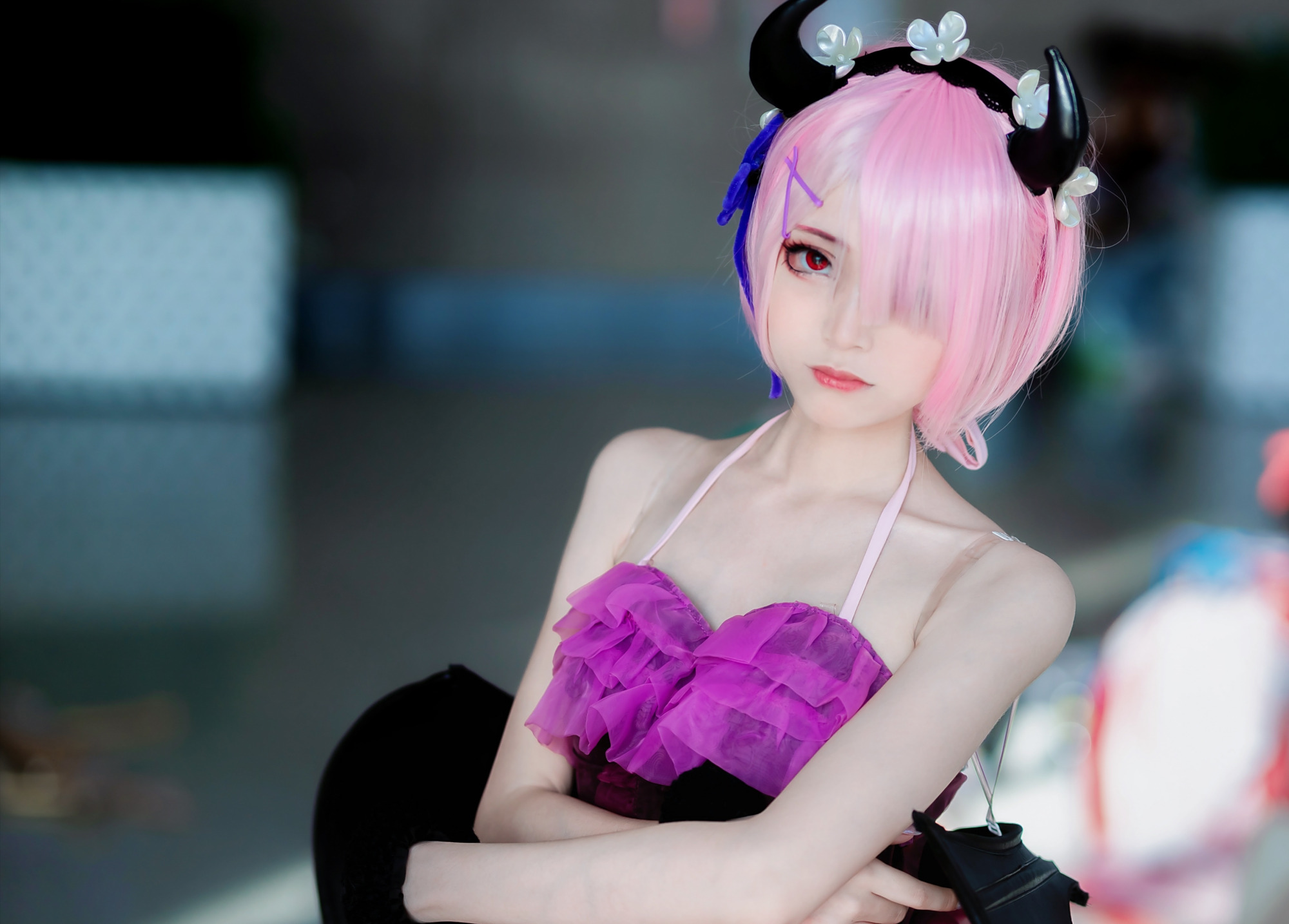 恶魔拉姆cos,美不美还不是要你来说了算