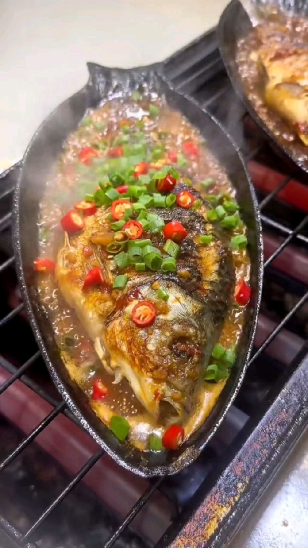 这样的铁板烤鱼你喜欢吃吗