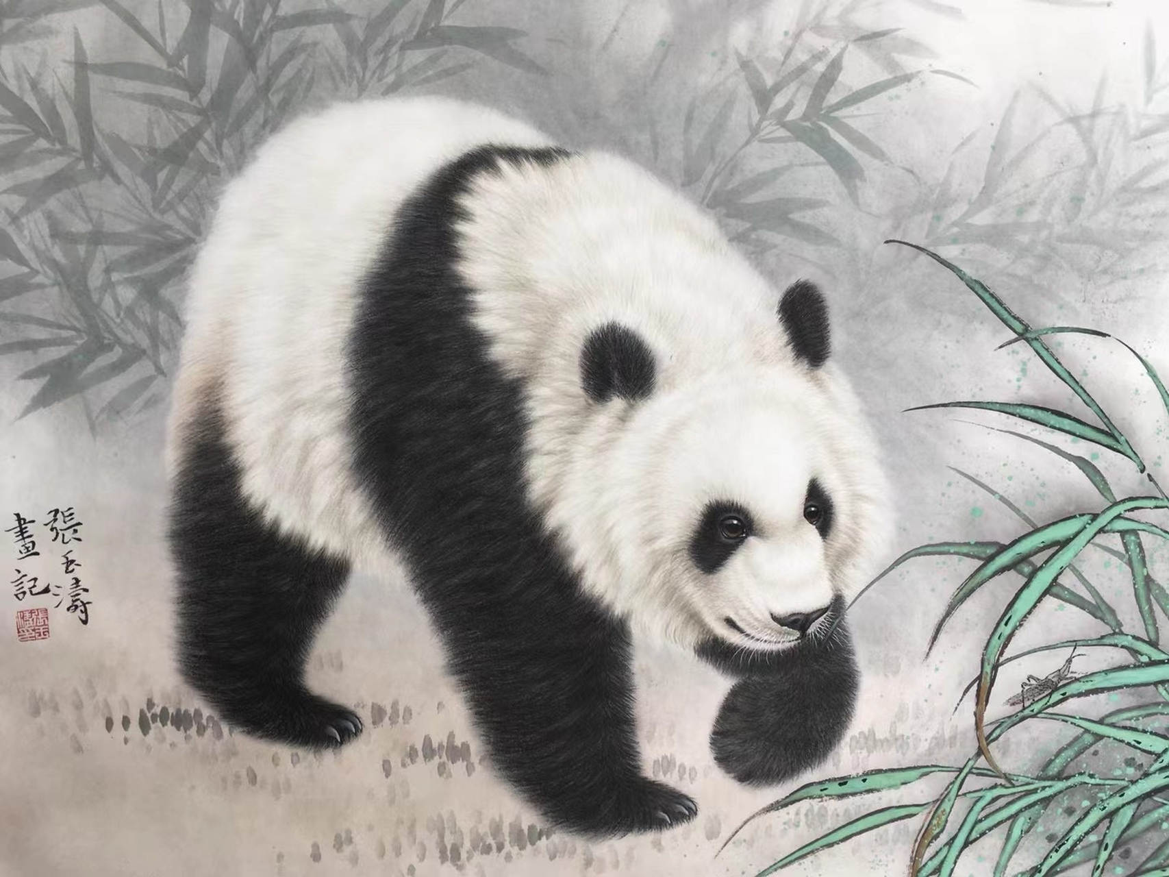 张玉涛工笔画作品赏析@艺惠藏 #艺惠藏