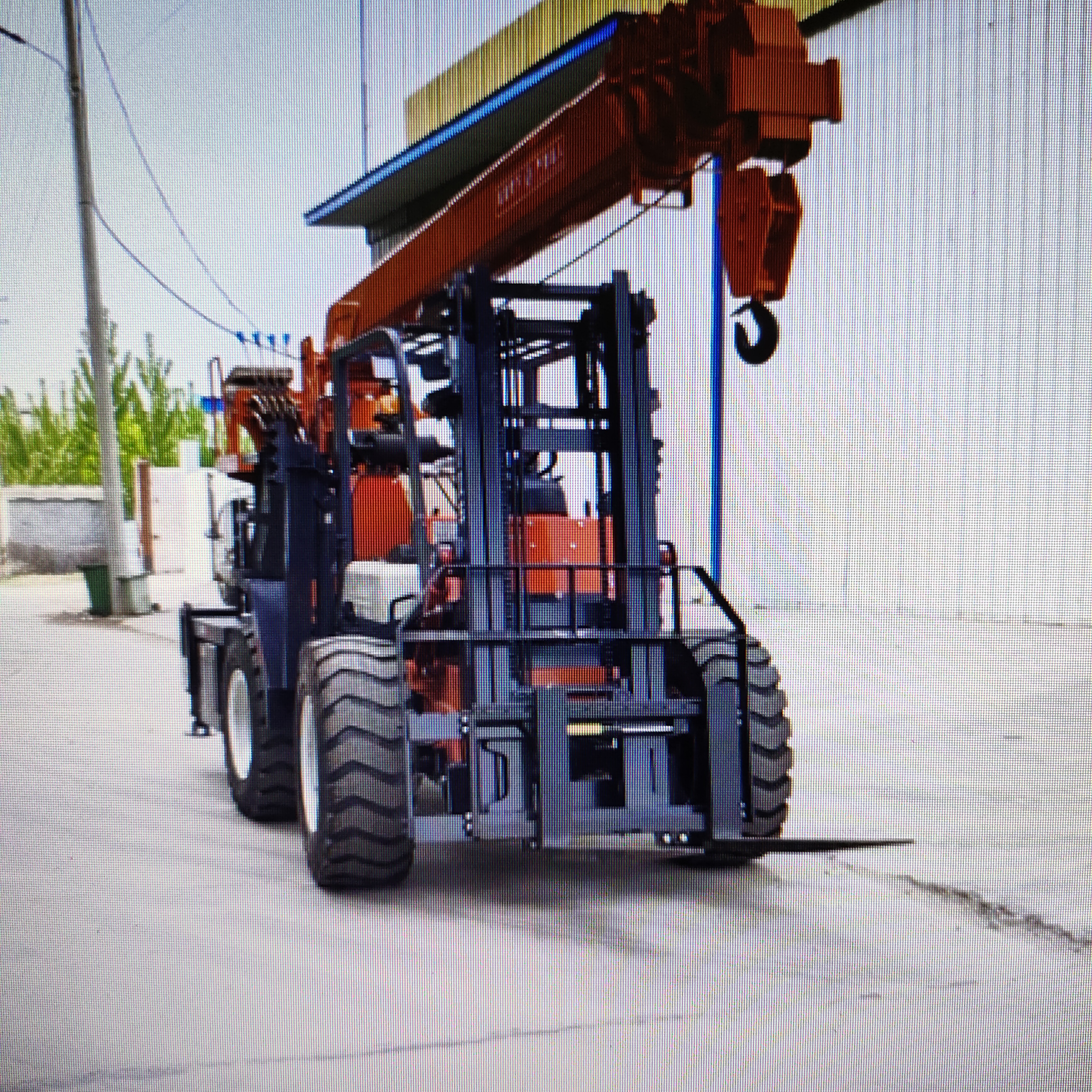 伸缩臂叉车吊小型液压叉车改装吊车伸缩叉车吊固定式吊臂