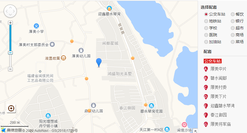 闽侯上街地图图片