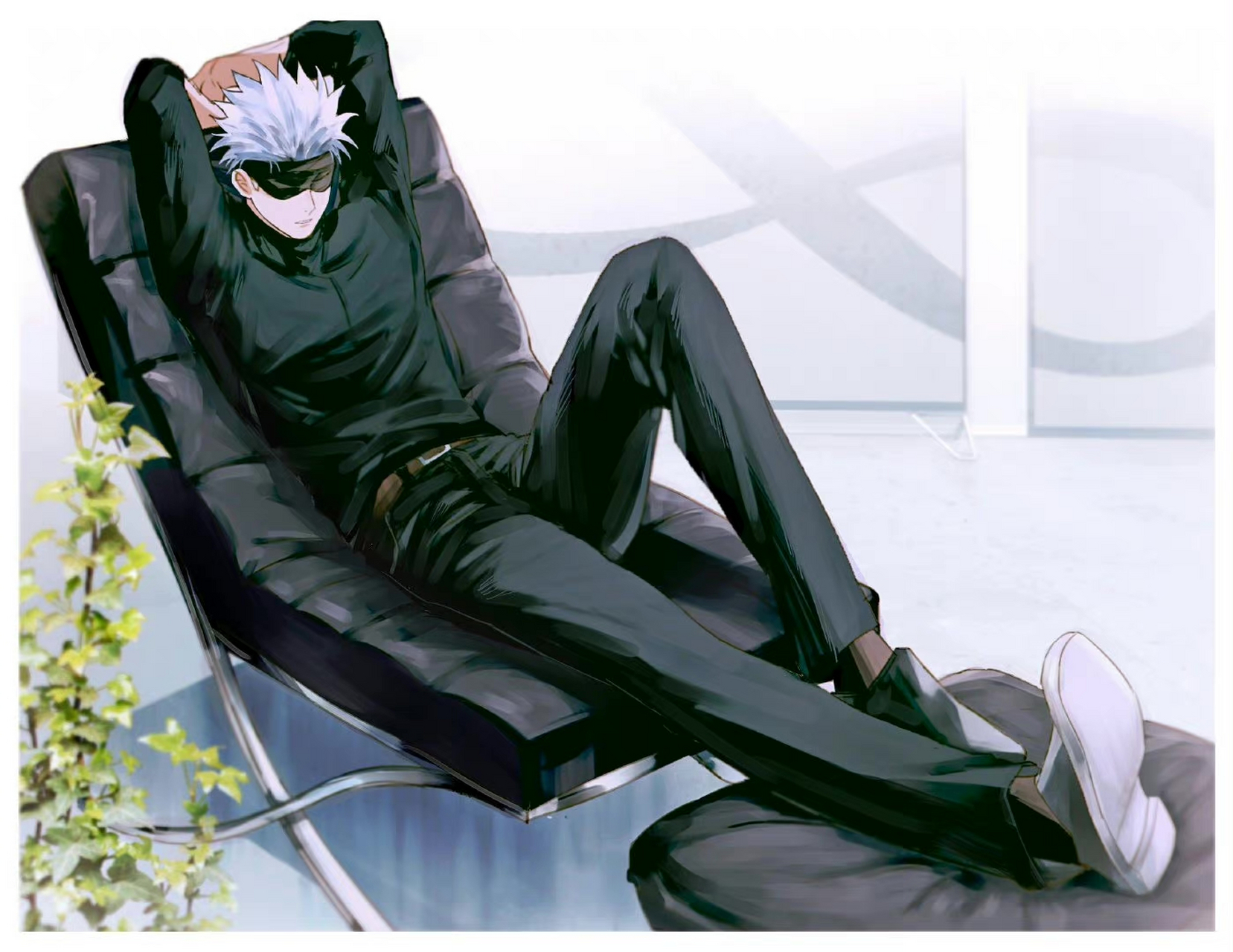 五条悟# 咒术回战 五条悟的大长腿 twi:dmsco1803