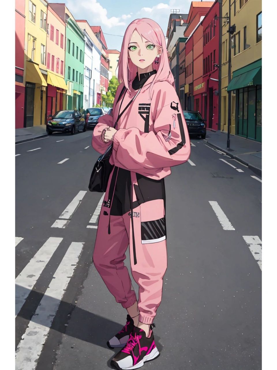 木葉穿搭秀|小樱街拍