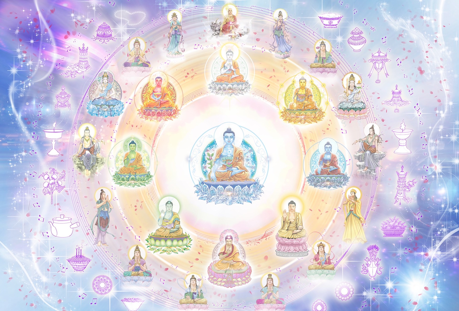 「药师佛」加持的关键在于"菩提心,度众愿,大乘行" 深深相应