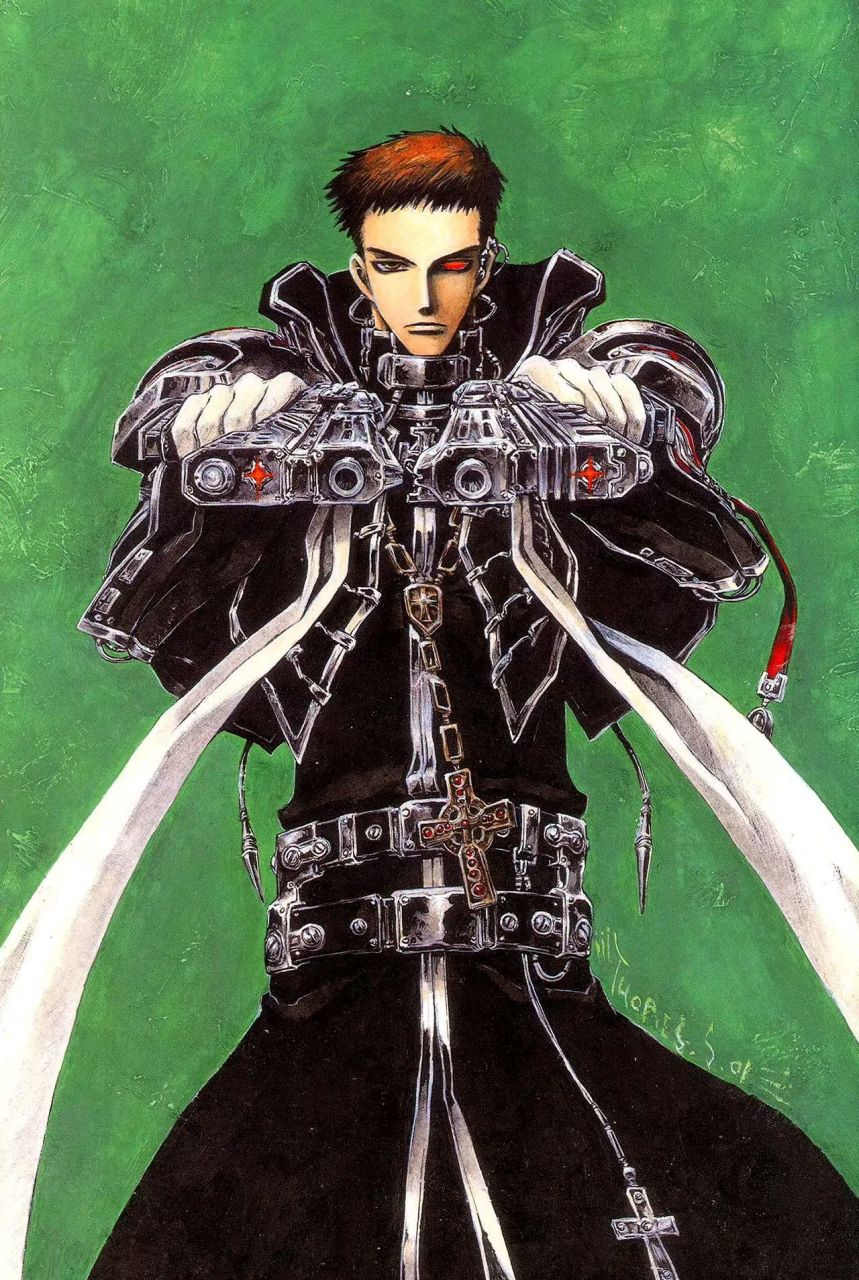 华丽的风格,trinity blood/圣魔之血角色插画欣赏,by thores