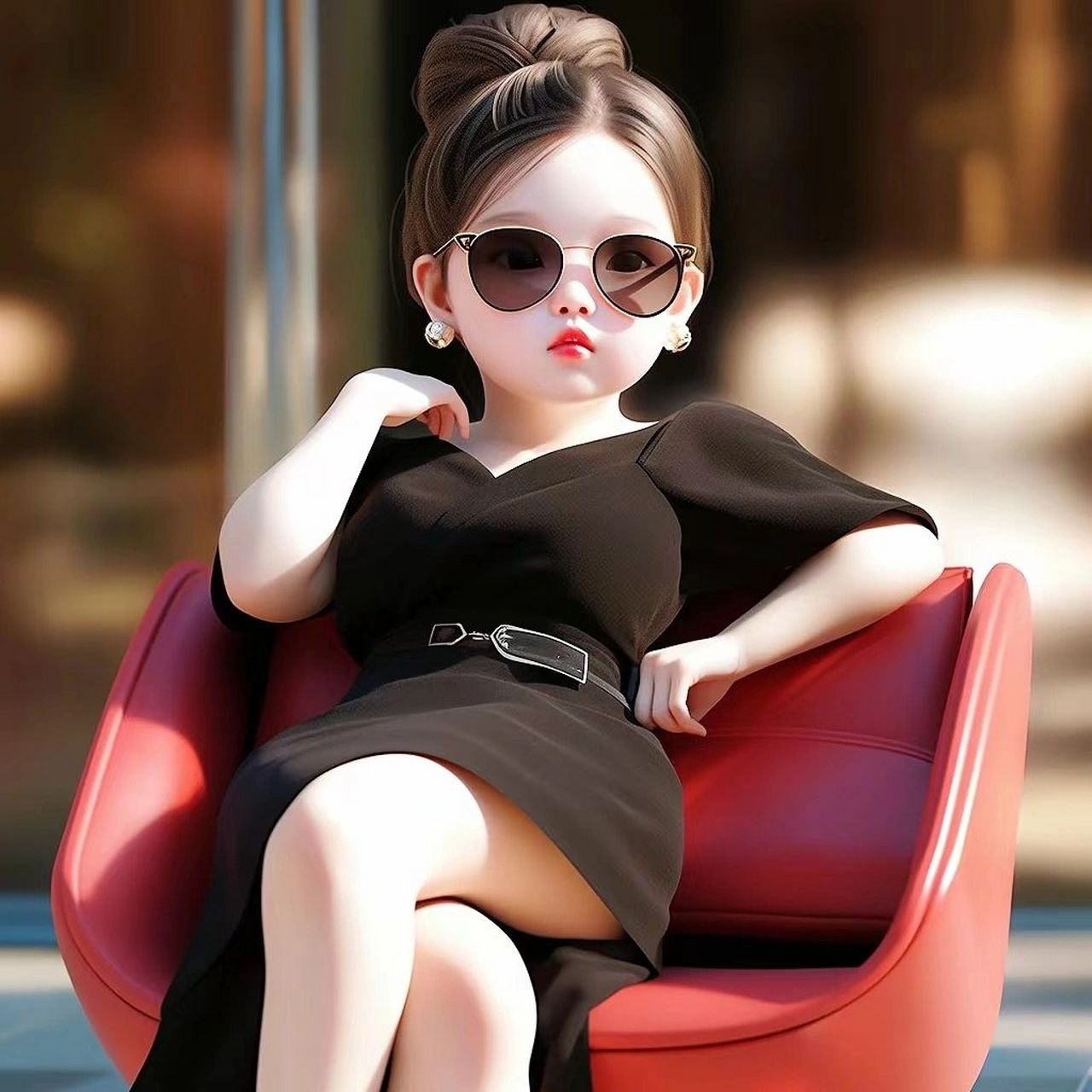 女生头像:御姐范的小胖妞,太可爱了!#头像# #微信头像