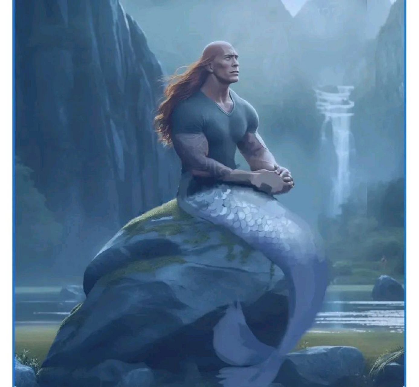 有人说,让巨石强森出演小美人鱼,票房一定能创造世界记录,你觉得呢?