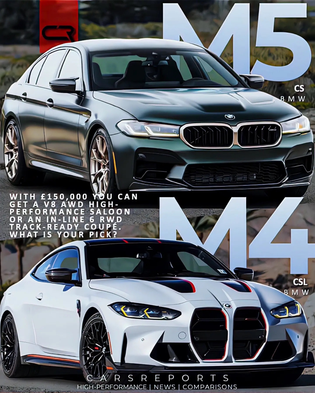 宝马m4和宝马m5你选谁?#宝马m4##宝马m5