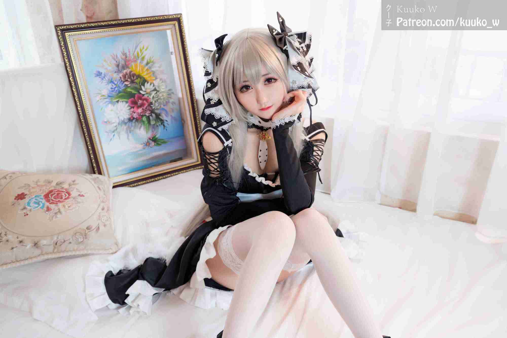 kuukow图片集合，修女女仆装强势来袭