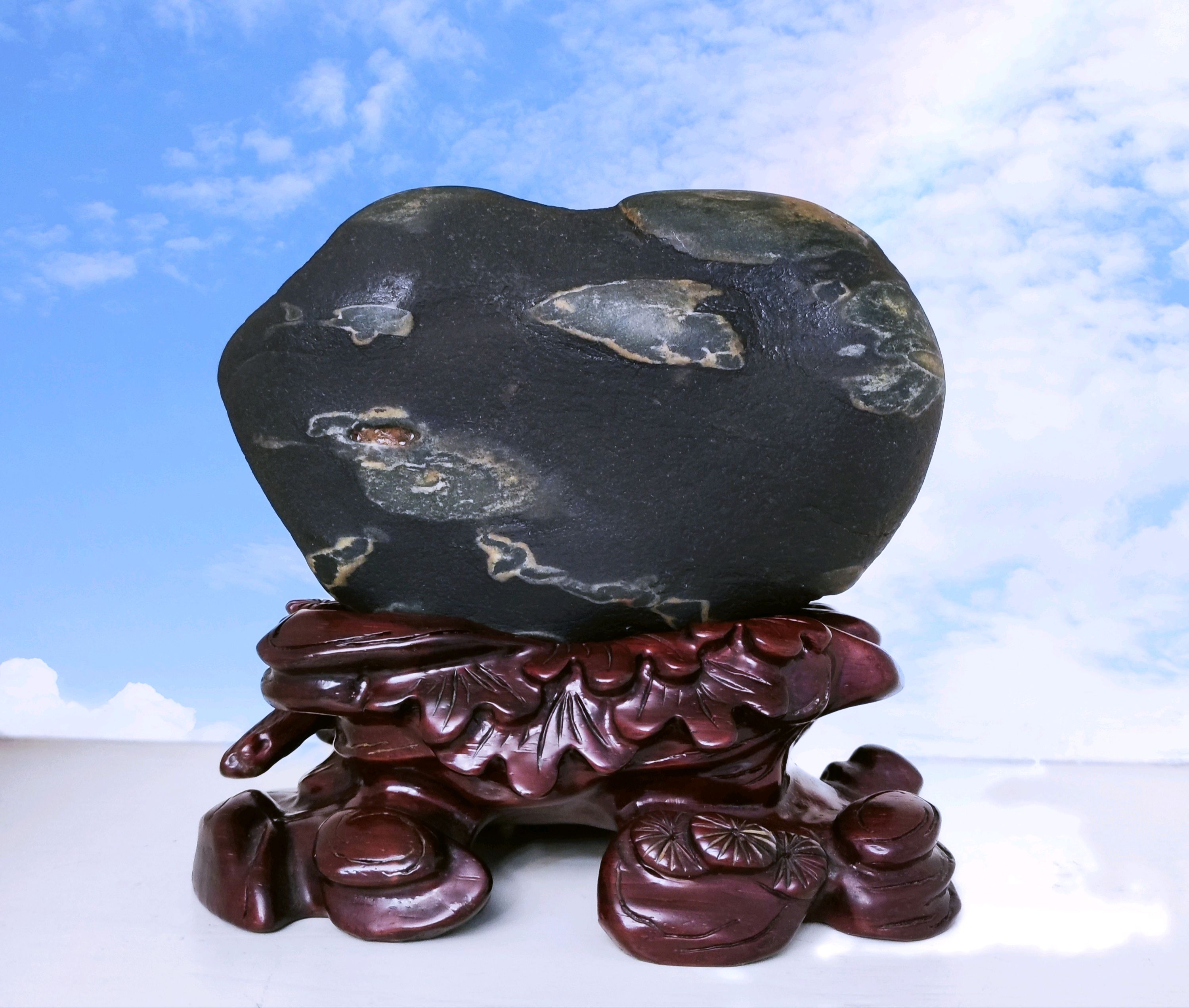 春江水暖谁先知·奇石意境趣写·乐昌青花石