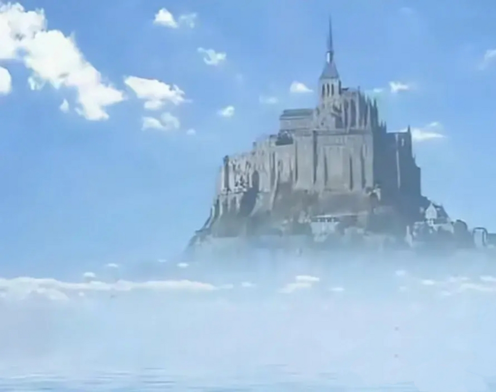 海南出现海市蜃楼,为何蜃景中会出现古建筑物和古人,难道是传时空错乱