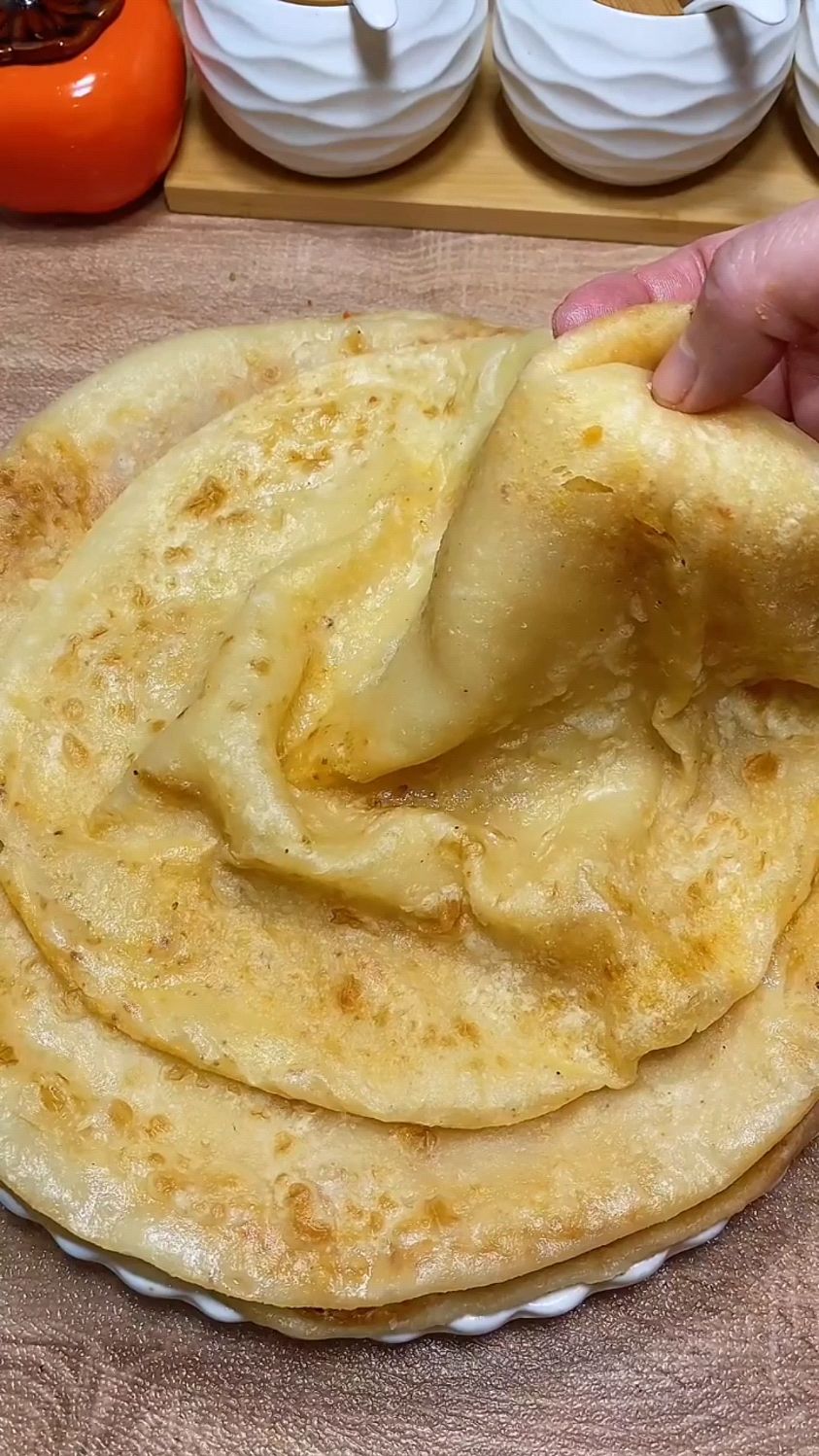 家常大饼的制作方法层次分明凉了不硬