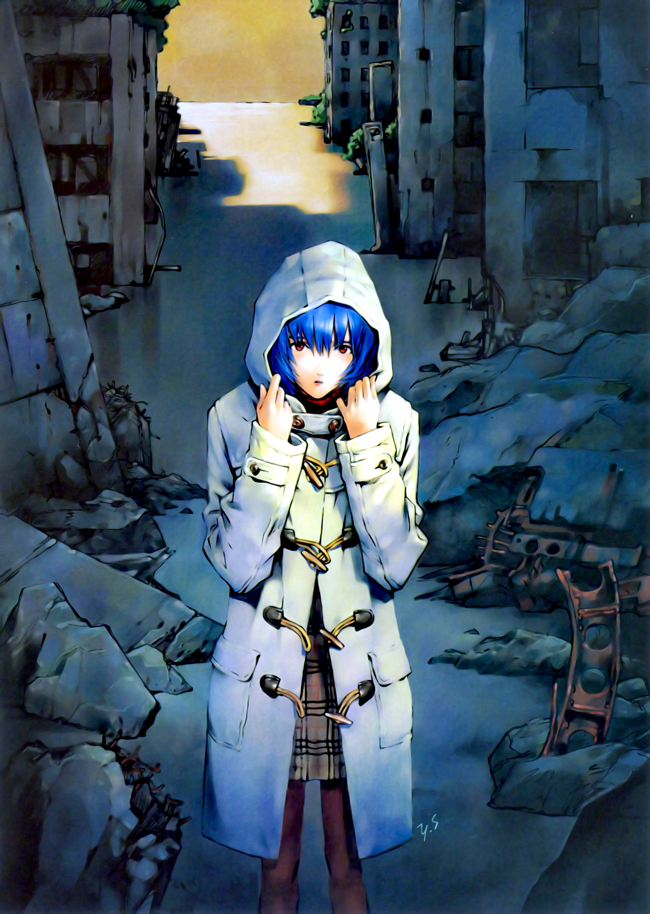 漫画家贞本义行《eva》原画作品欣赏