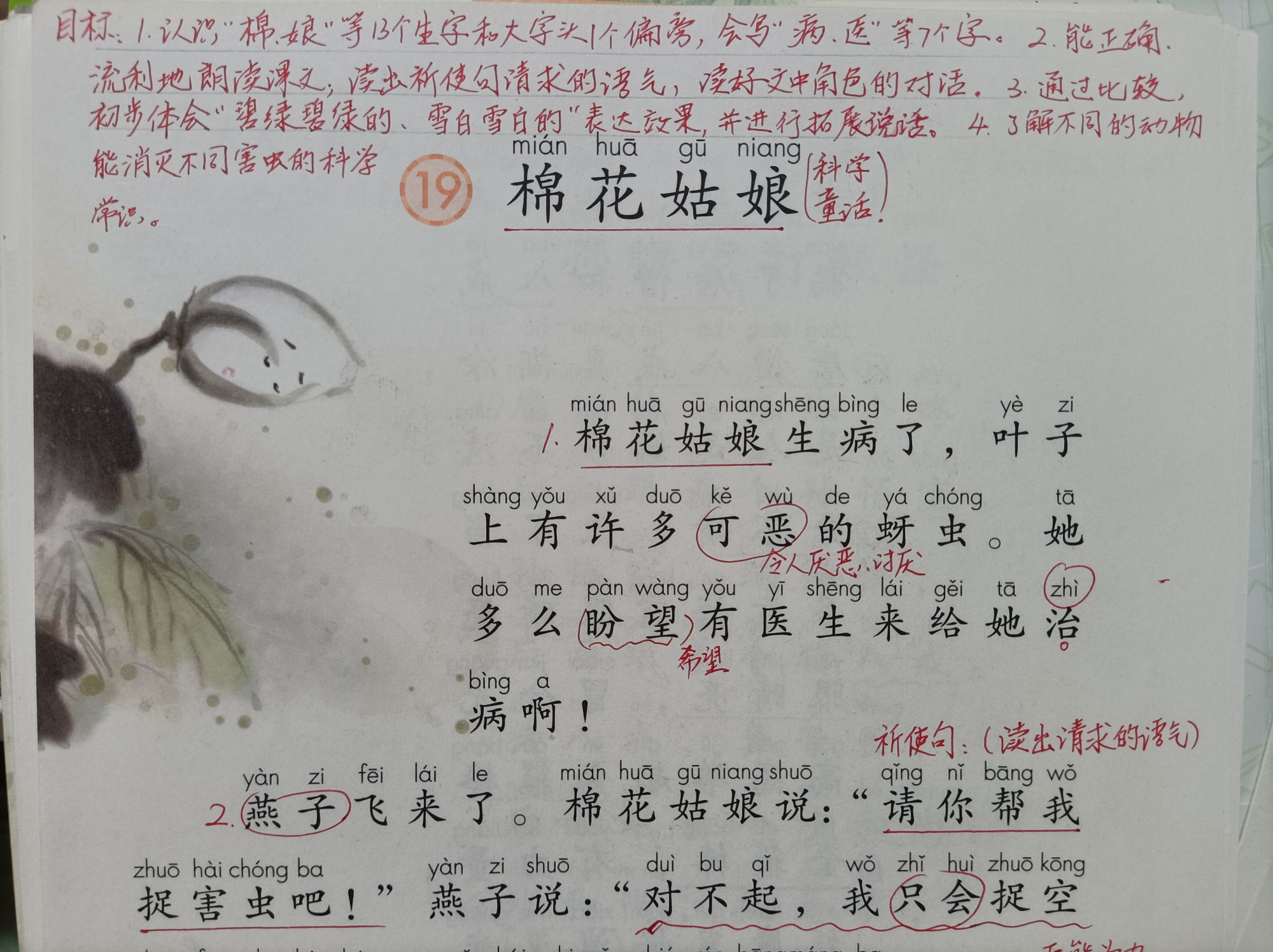 棉花姑娘课文 baijiahao.baidu.com