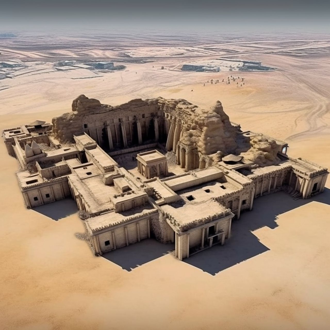 ai还原楼兰古城及楼兰公主,参考真实遗迹和楼兰美女干尸图(这里就不放