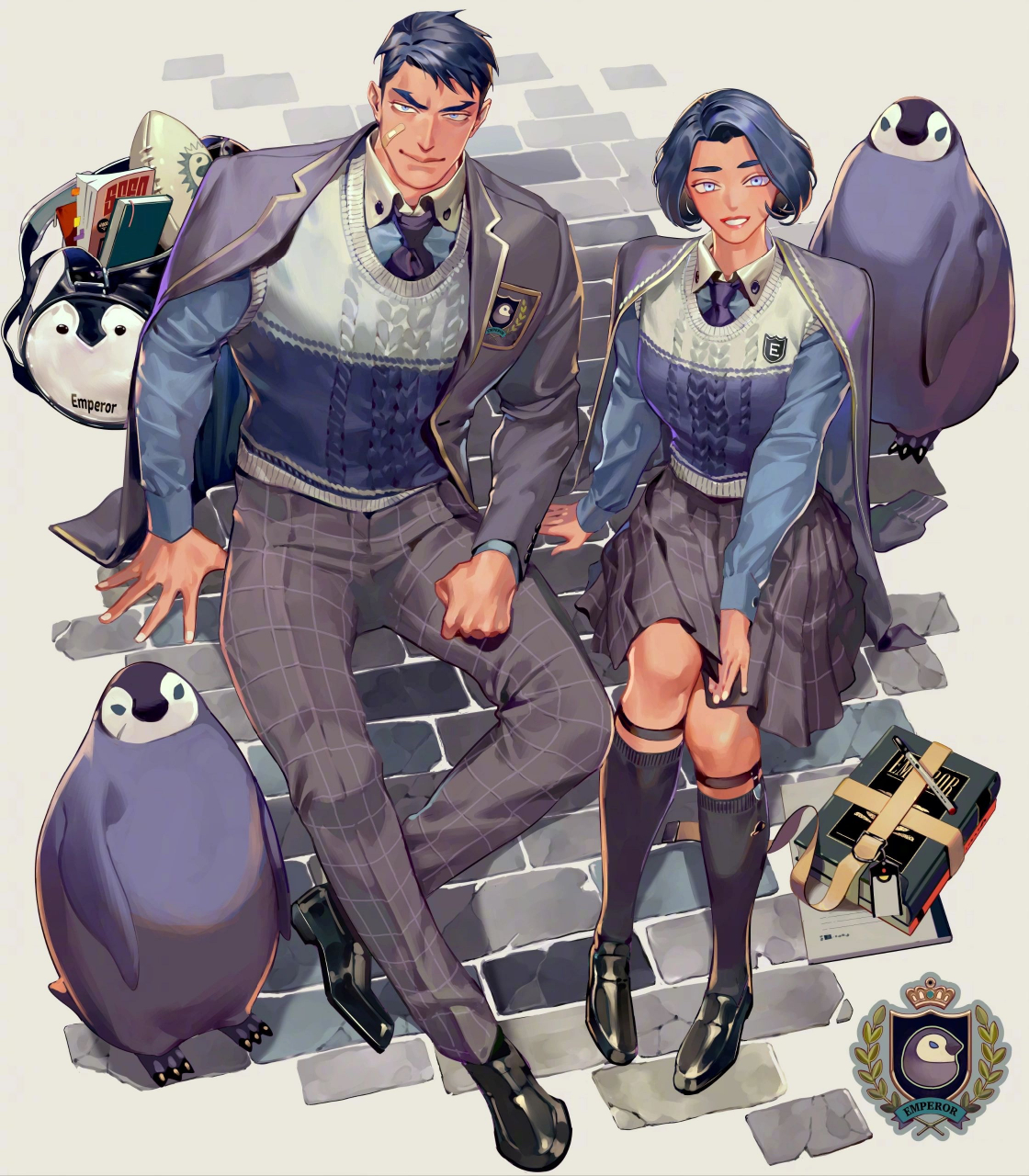 万物拟人绘之蓝鲸鲨鱼00拟人|||来自tw:reisei_zero 676767