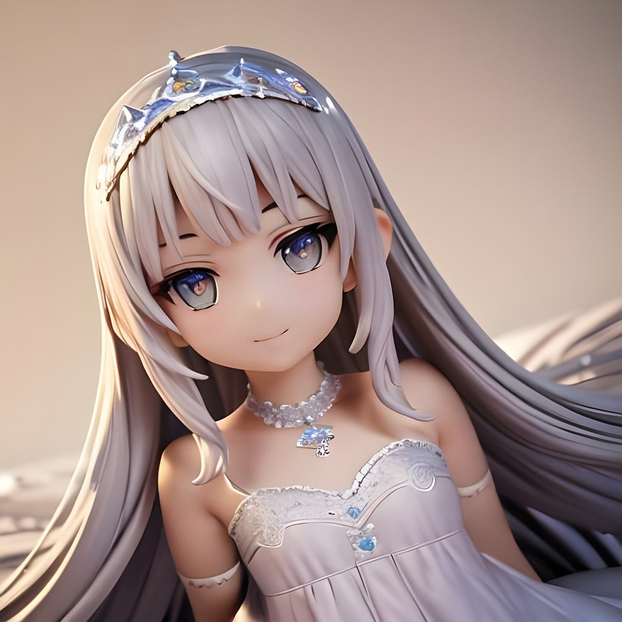 手办女孩头像[比心][比心] #二次元美图# #手办#  #百度ai绘图黑科技