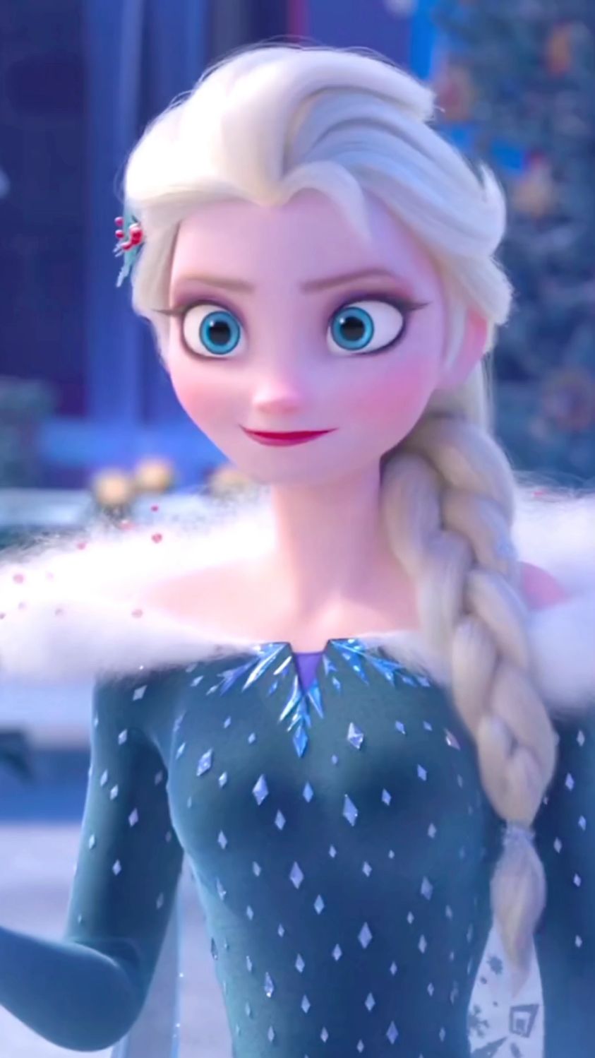 艾莎公主卖萌超可爱