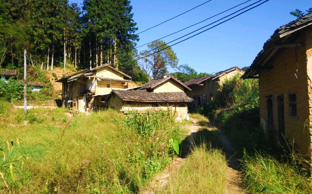 河源连平县黄牛石深山里的无人村,兵荒马乱年代也可以高枕无忧!