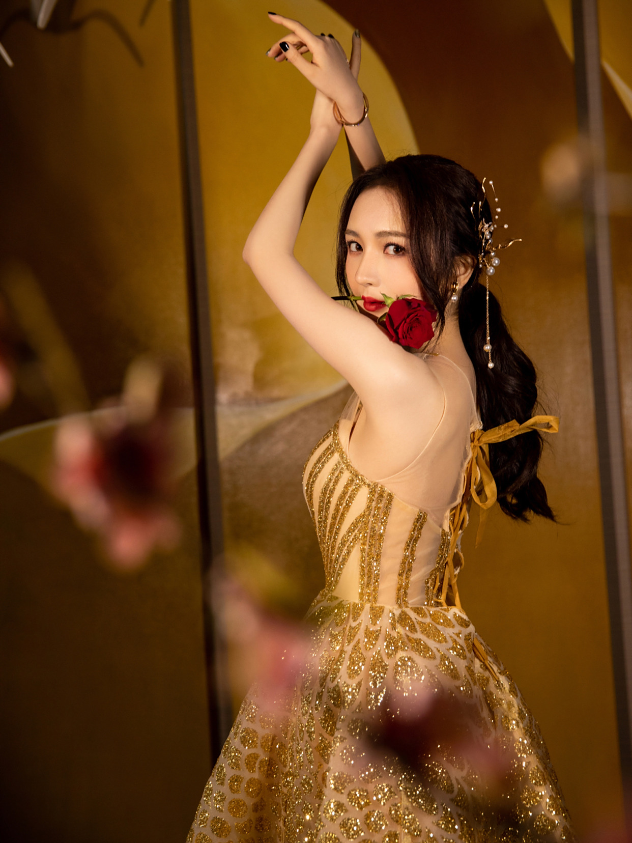 明星写真美图|靳梦佳