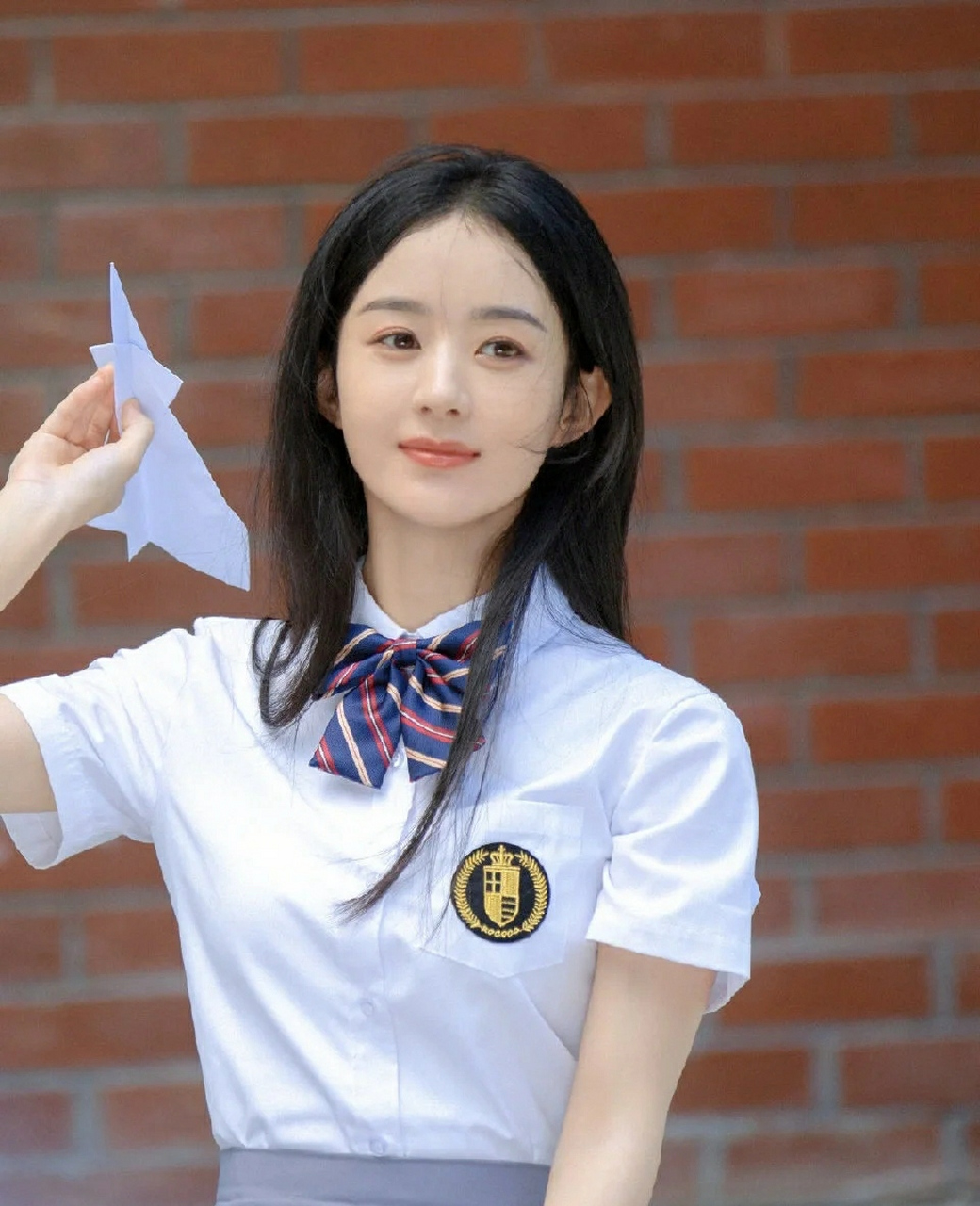 好喜欢赵丽颖这组青春美少女jk照片,丽颖真的什么风格都能驾驭